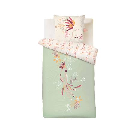 Housse de couette enfant + taie d'oreiller fiesta Vert 2 - vertbaudet enfant 