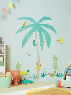Linge de maison et décoration-Décoration-Sticker géant enfant île palmier