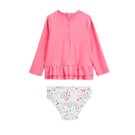 Maillot de bain bébé 2 pièces t-shirt de protection uv & culotte ciao milano Rose 3 - vertbaudet enfant 