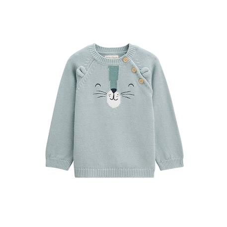 Pull en tricot oscar Ecru 2 - vertbaudet enfant 