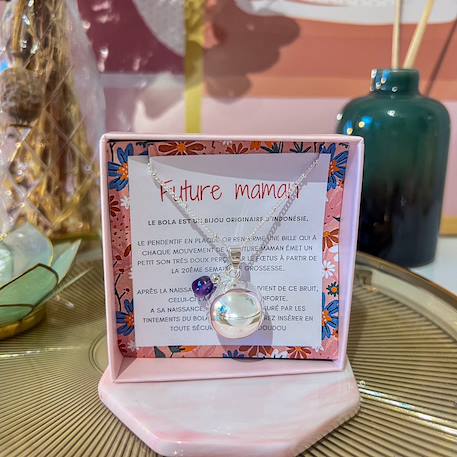 Bola de grossesse argent amethyste Argent 3 - vertbaudet enfant 