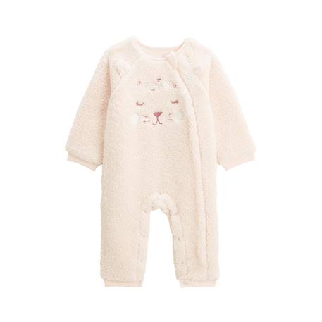 Surpyjama bébé en sherpa matcha Rose 2 - vertbaudet enfant 