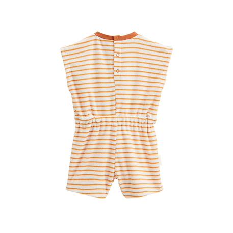 Combishort bébé en éponge mio Ecru 3 - vertbaudet enfant 