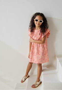 Robe enfant en gaze de coton santa giulia  - vertbaudet enfant