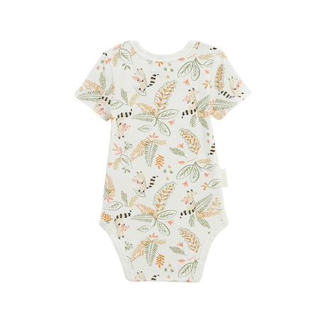 Lot de 3 bodies bébé manches courtes gabin Vert 4 - vertbaudet enfant 