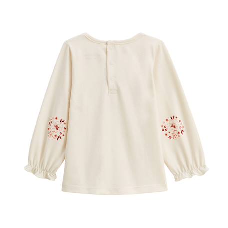 Ensemble salopette bébé en molleton et t-shirt manouk Corail 6 - vertbaudet enfant 