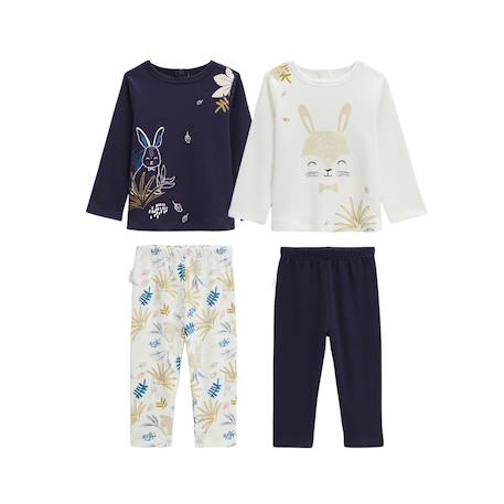 Lot de 2 pyjamas bébé gribouille Bleu 2 - vertbaudet enfant 