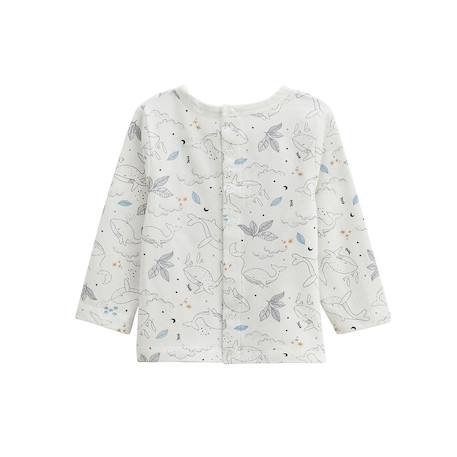Ensemble salopette bébé en coton matelassé et t-shirt petite balade Bleu 5 - vertbaudet enfant 