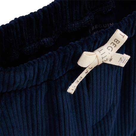 Pantalon en velours côtelé boavista Bleu 3 - vertbaudet enfant 