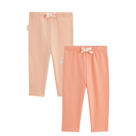 Lot de 2 leggings enfant santa giulia Corail 2 - vertbaudet enfant 