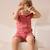 Combishort bébé en gaze de coton fiesta Rose 6 - vertbaudet enfant 