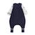 Turbulette tog 2 en velours avec pieds retroussables et manches amovibles charly Bleu 3 - vertbaudet enfant 