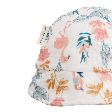 Bob bébé en gaze de coton flamingo Ecru 3 - vertbaudet enfant 