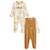 Lot de 2 pyjamas bébé en velours constellation Camel 2 - vertbaudet enfant 