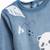 Pyjama bébé 2 pièces en velours tao Bleu 3 - vertbaudet enfant 