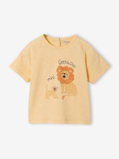 -T-shirt bébé motif animalier manches courtes