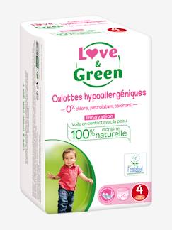 toilette et soin-Puériculture-Toilette de bébé-Culottes hypoallergéniques T4 x 20 LOVE & GREEN