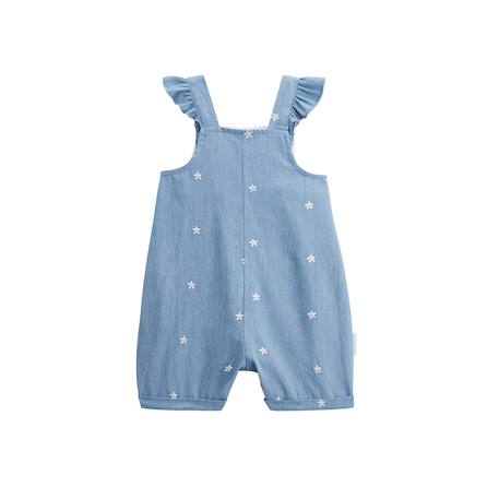 Salopette bébé en chambray ciao milano Bleu 4 - vertbaudet enfant 