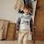 Sweat-shirt bébé en molleton félintrépide Bleu 6 - vertbaudet enfant 