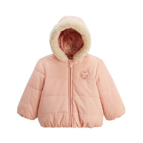 Doudoune réversible imperméable avec capuche manouk Rose 2 - vertbaudet enfant 