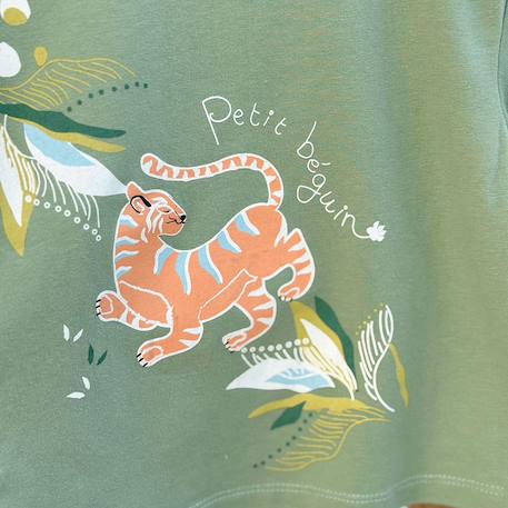 Lot de 2 t-shirts enfant kanha Vert 6 - vertbaudet enfant 