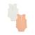 Lot de 2 bodies bébé à bretelles en éponge bahamas Orange 2 - vertbaudet enfant 
