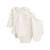 Lot de 2 bodies bébé manches longues ouverture croisée câlins Ecru 3 - vertbaudet enfant 