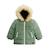 Doudoune enfant imperméable doublée sherpa avec capuche anouk Kaki 2 - vertbaudet enfant 