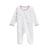 Pyjama bébé en velours ouverture pont miss chatchatchat Ecru 2 - vertbaudet enfant 