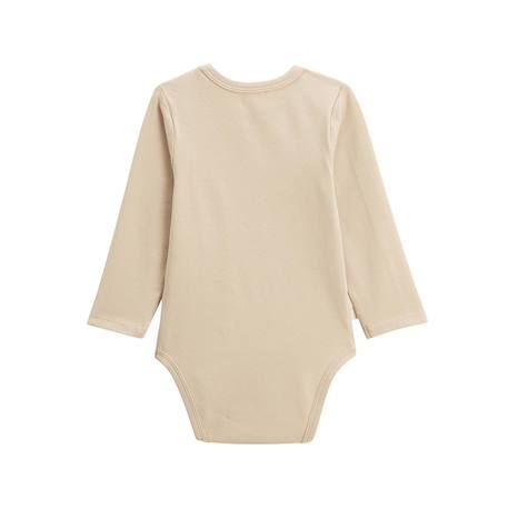 Lot de 3 bodies bébé manches longues cracotte Ecru 6 - vertbaudet enfant 