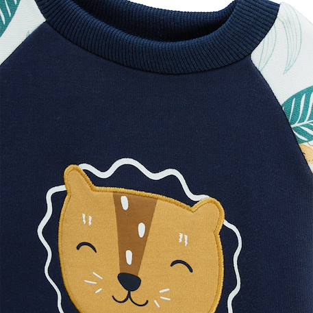 Sweat-shirt en molleton charly Bleu 5 - vertbaudet enfant 