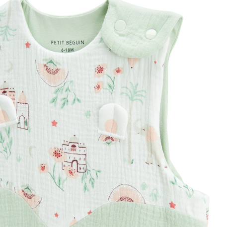 Gigoteuse siège auto tog 1 en gaze de coton arya Vert 5 - vertbaudet enfant 