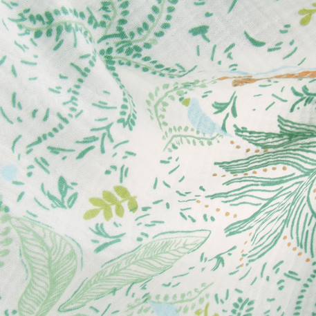 Foulard en gaze de coton kanha 100 x 100 cm Ecru 4 - vertbaudet enfant 