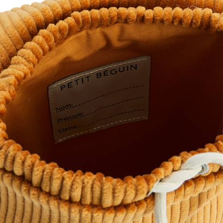 Sac à dos enfant en velours côtelé charly Marron 4 - vertbaudet enfant 