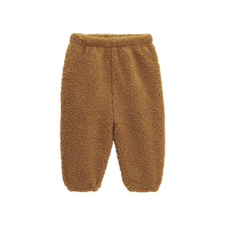 Ensemble bébé veste et pantalon en sherpa lamascotte Camel 4 - vertbaudet enfant 
