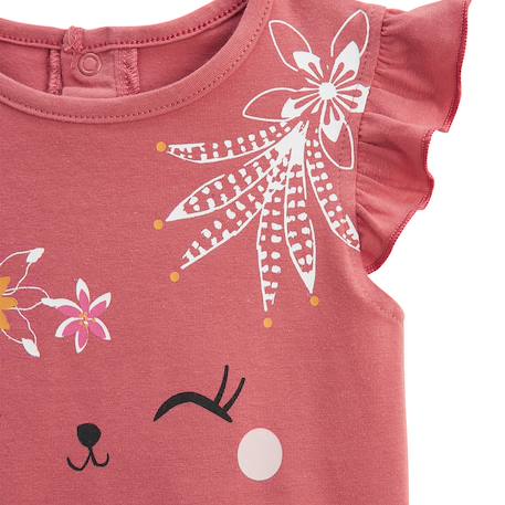 Pyjama enfant 2 pièces manches courtes fiesta Terracotta 4 - vertbaudet enfant 