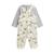 Ensemble salopette bébé en molleton et t-shirt boavista Ecru 3 - vertbaudet enfant 