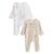 Lot de 2 pyjamas bébé en velours ouverture zippée perle Ecru 2 - vertbaudet enfant 