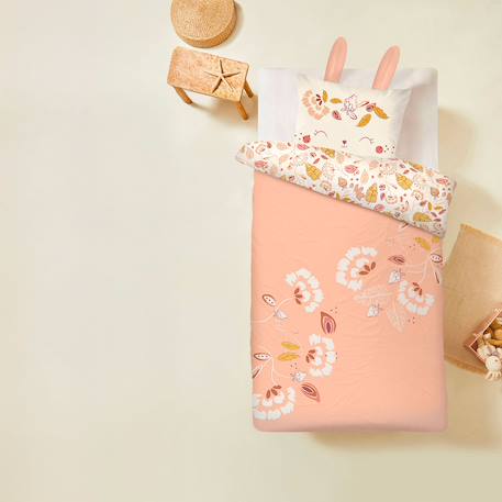 Housse de couette enfant + taie d'oreiller samba Rose 6 - vertbaudet enfant 