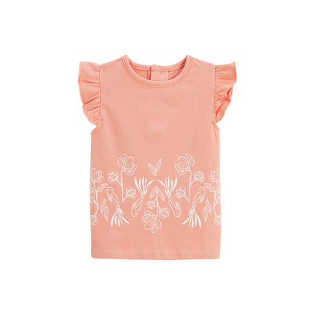T-shirt enfant manches courtes santa giulia Orange 2 - vertbaudet enfant 