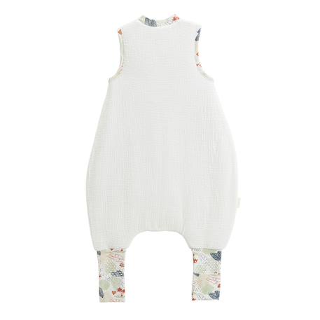 Turbulette tog 2 en gaze de coton avec pieds retroussables sian Ecru 3 - vertbaudet enfant 