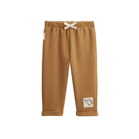Pantalon enfant en molleton lamascotte Camel 2 - vertbaudet enfant 