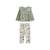 Pyjama enfant 2 pièces en velours lily Kaki 2 - vertbaudet enfant 