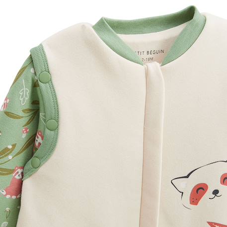 Turbulette tog 2 avec pieds retroussables et manches amovibles gustin Beige 4 - vertbaudet enfant 
