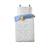 Housse de couette enfant + taie d'oreiller en flanelle océan d'amour Bleu 3 - vertbaudet enfant 