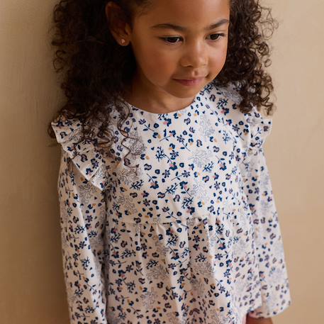 Blouse en popeline céleste Ecru 6 - vertbaudet enfant 