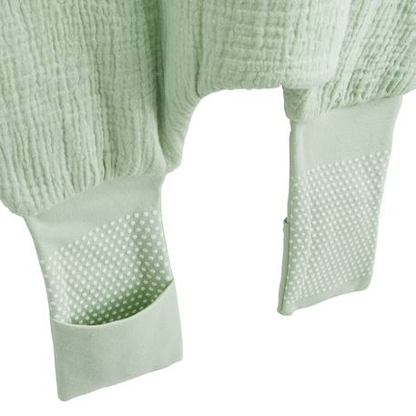 Turbulette tog 2 en gaze de coton avec pieds retroussables arya Vert 5 - vertbaudet enfant 