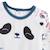 Pyjama bébé 2 pièces en velours avec pieds retroussables tao Bleu 3 - vertbaudet enfant 