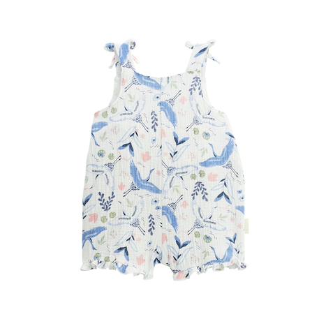 Barboteuse bébé + chapeau en gaze de coton tiana Ecru 6 - vertbaudet enfant 