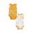 Lot de 2 bodies bébé sans manches liwa Jaune 2 - vertbaudet enfant 